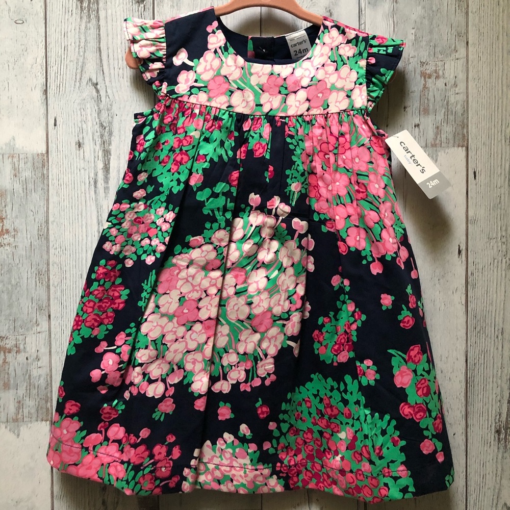 Carters Floral Dress Brand New